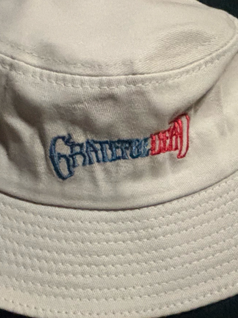 Grateful Dead Embroidered Casual Fishing Festival Tour Panama Unisex Bucket Hat - Picture 2 of 7